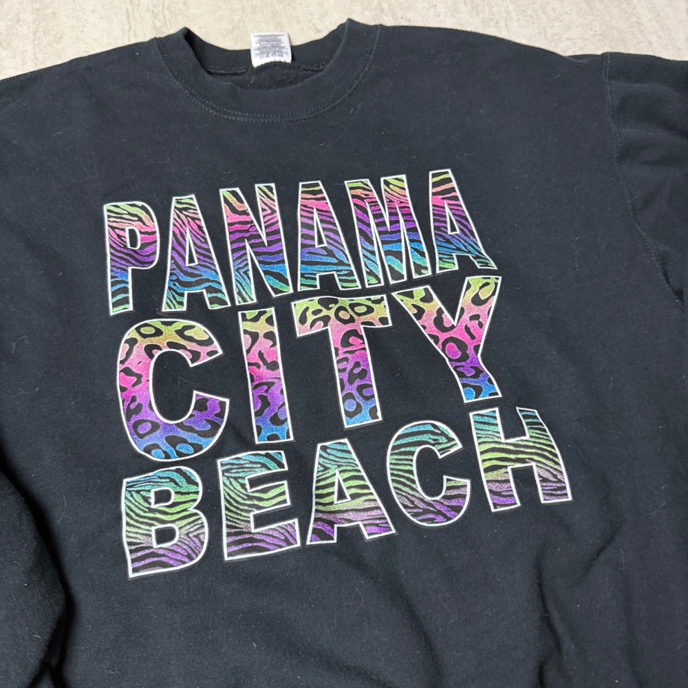 Vintage Panama City Beach Crewneck Sweatshirt - Picture 2 of 7